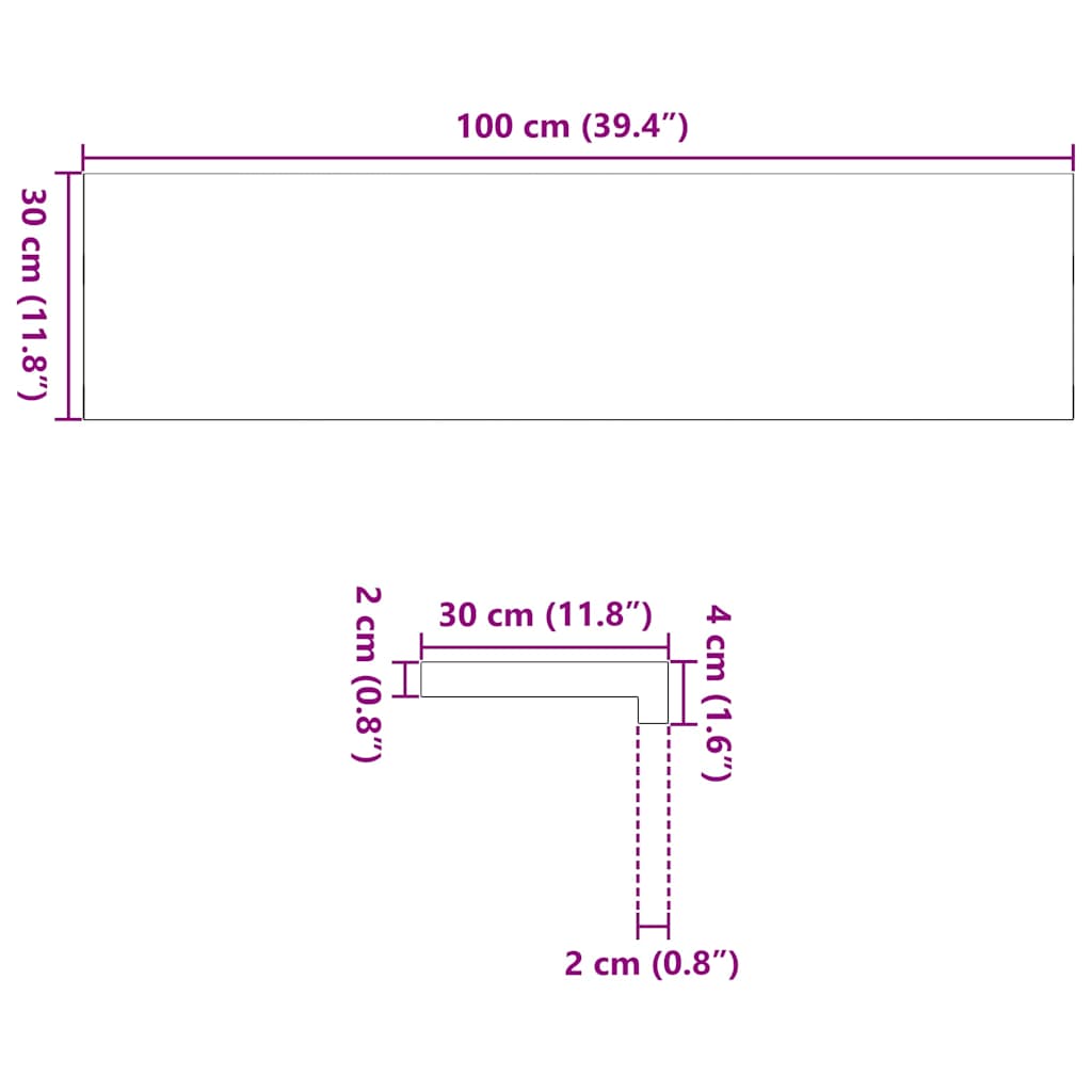 Lépcsőfokok 8 db Sötétbarna 100x30x2 cm tömör fa tölgyfa