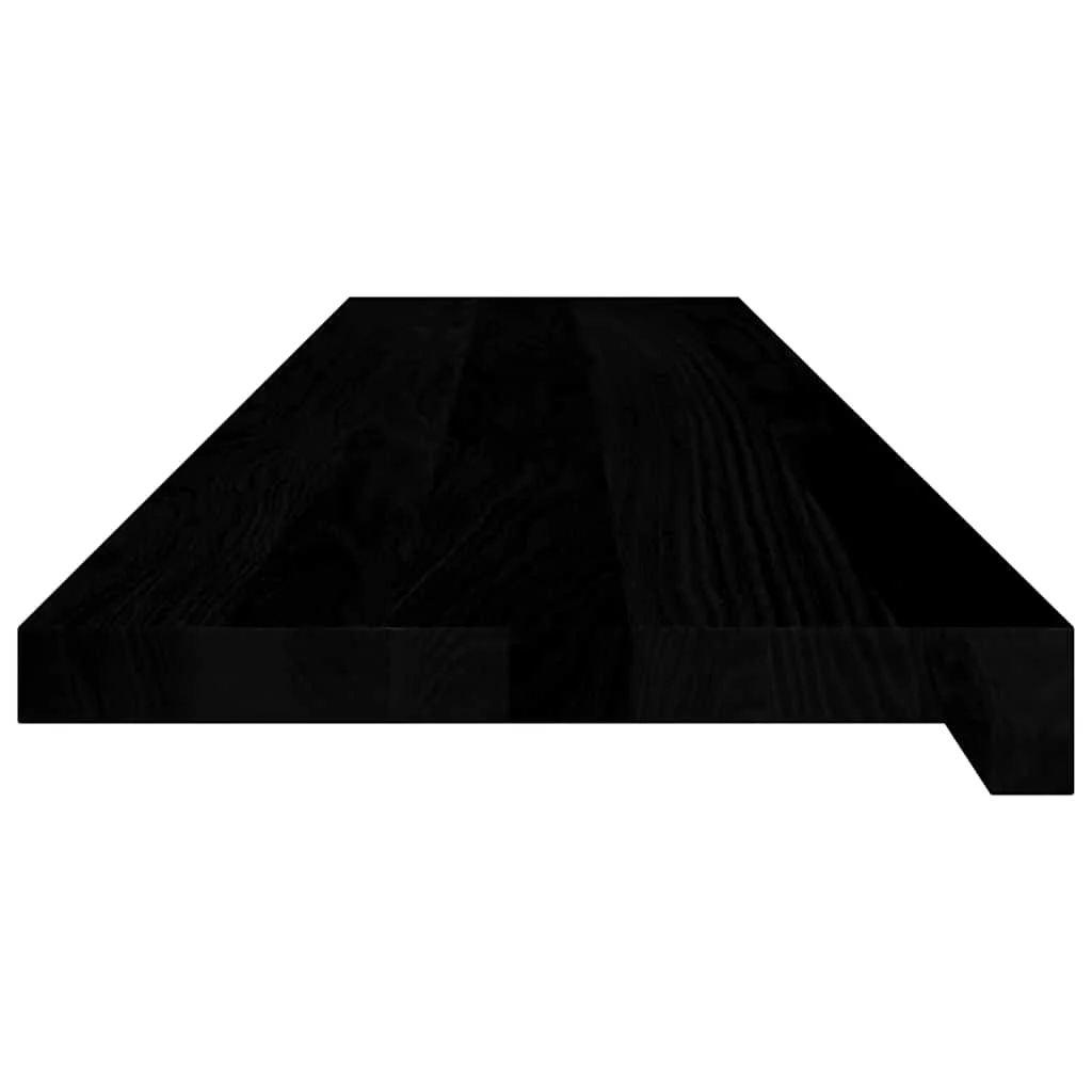 Lépcsőfokok 2 db Sötétbarna 110x25x2 cm tömör fa tölgyfa