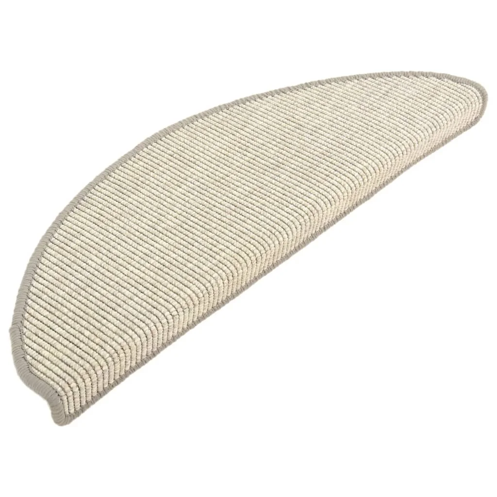 15 db ezüst színű, félkör alakú lépcsőszőnyeg 65 x 21 x 4 cm