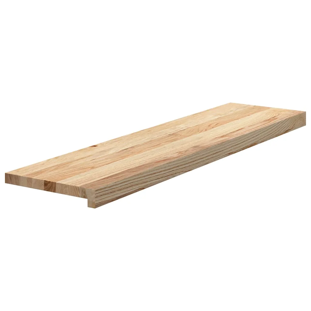 12 db tömör tölgyfa lépcsőfokok kezeletlen 100x30x2 cm