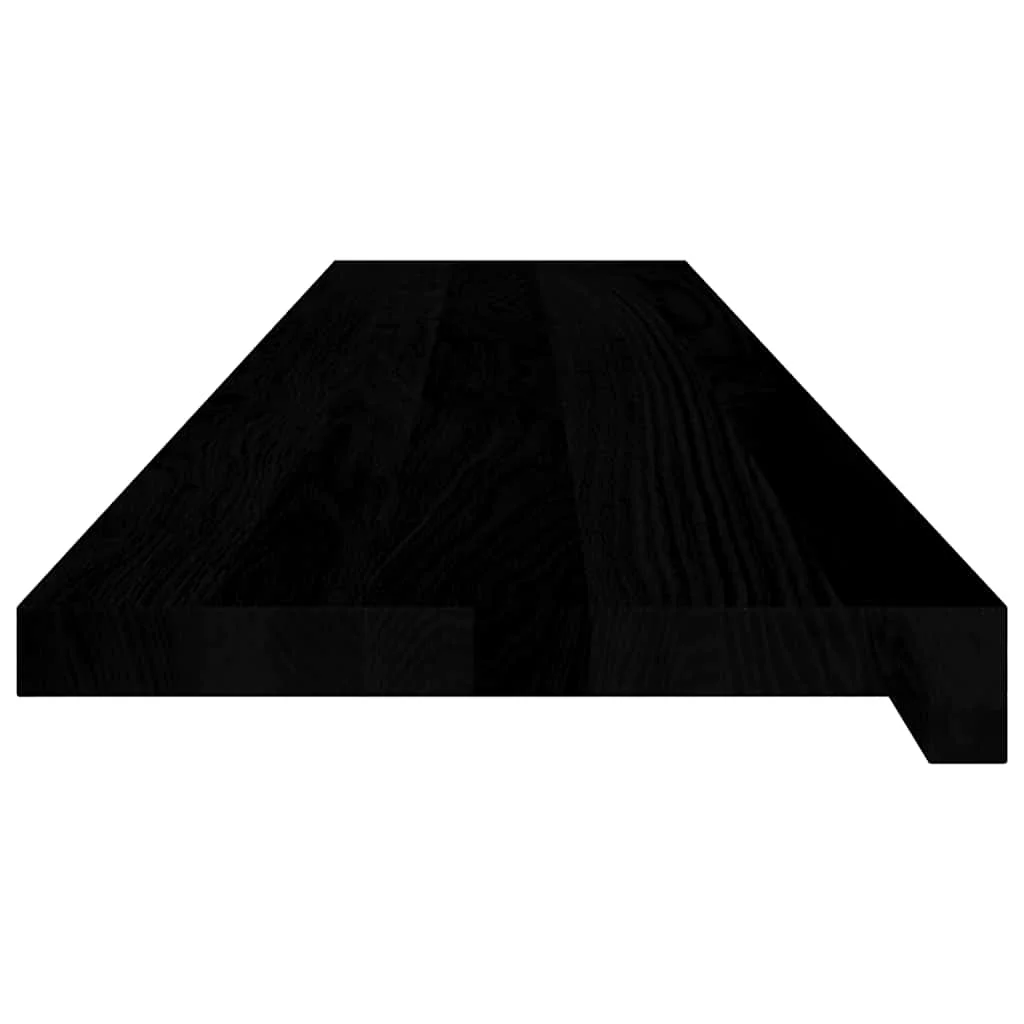 Lépcsőfokok 4 db Sötétbarna 120x30x2 cm tömör fa tölgyfa