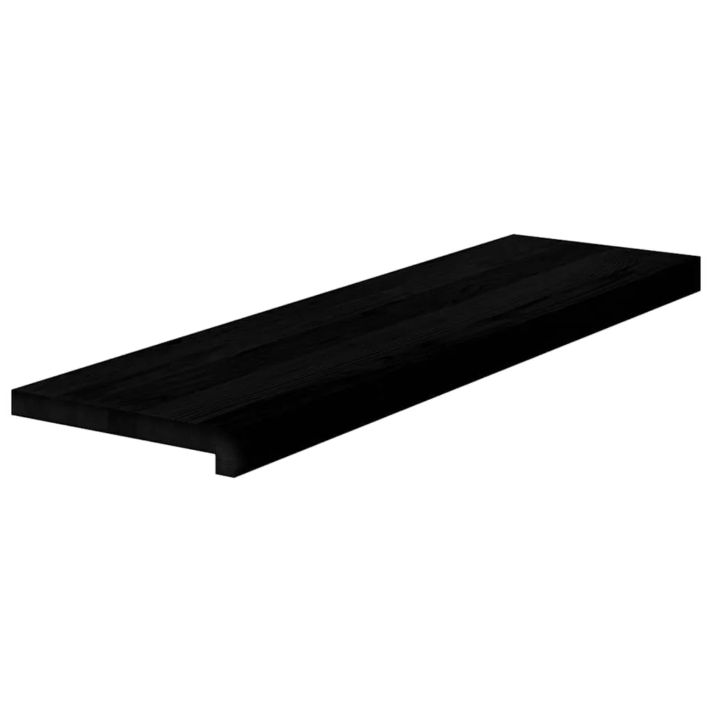 Lépcsőfokok 8 db Sötétbarna 90x30x2 cm tömör fa tölgyfa