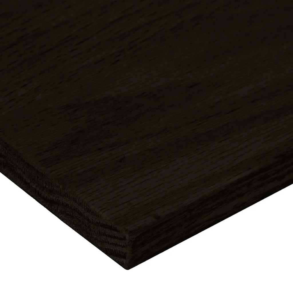 Lépcsőfokok 12 db Sötétbarna 100x30x2 cm tömör fa tölgyfa