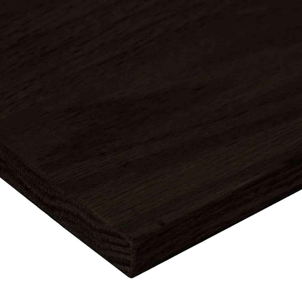 Lépcsőfokok 12 db Sötétbarna 120x30x2 cm tömör fa tölgyfa