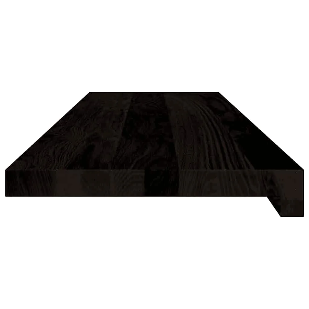 Lépcsőfokok 16 db sötétbarna 90x25x2 cm tömör fa tölgyfa