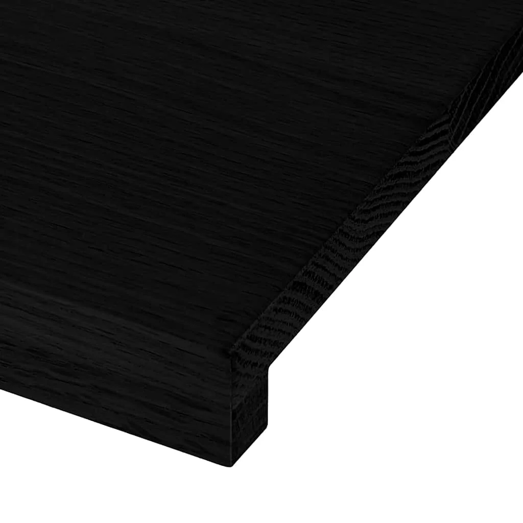 Lépcsőfokok 20 db Sötétbarna 70x25x2 cm tömör fa tölgyfa