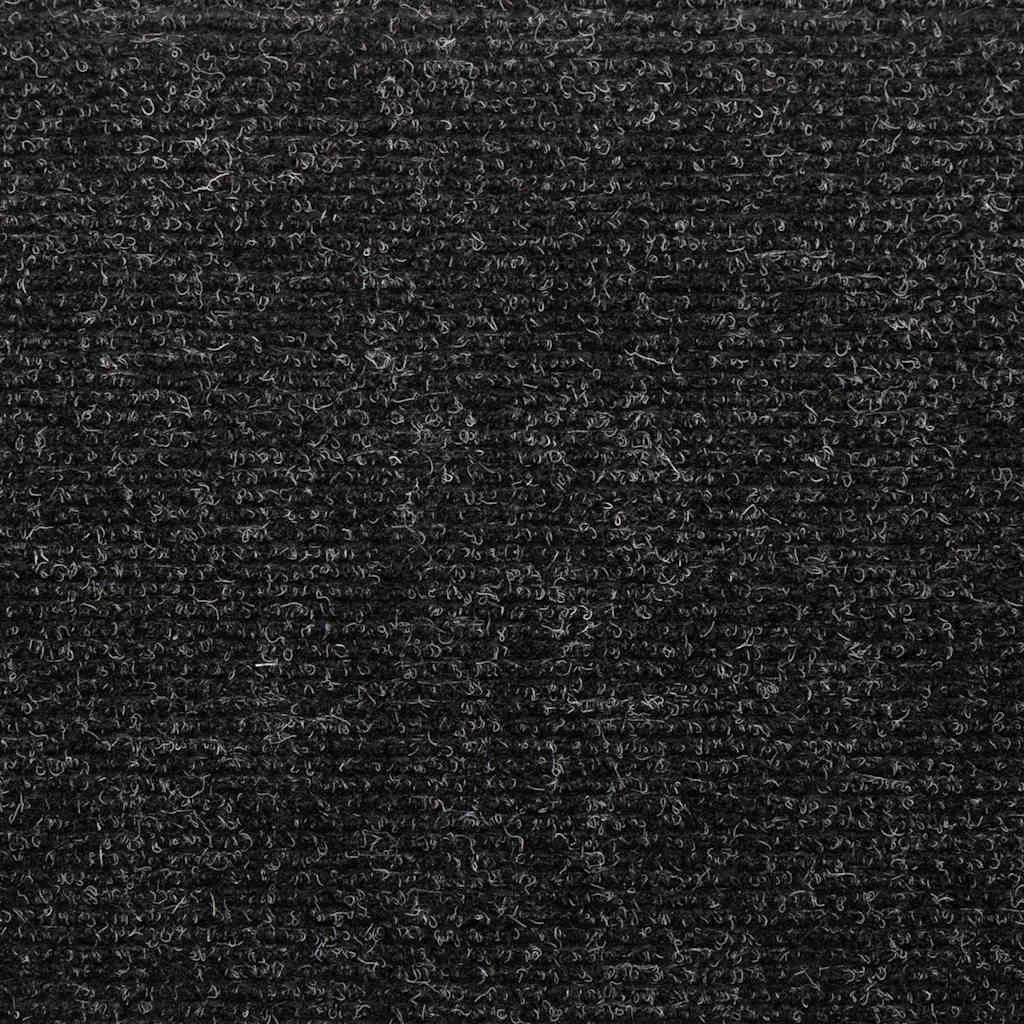 20 db öntapadós lépcsőszőnyeg, 65 x 21 x 4 cm, fekete, téglalap alakú széllel