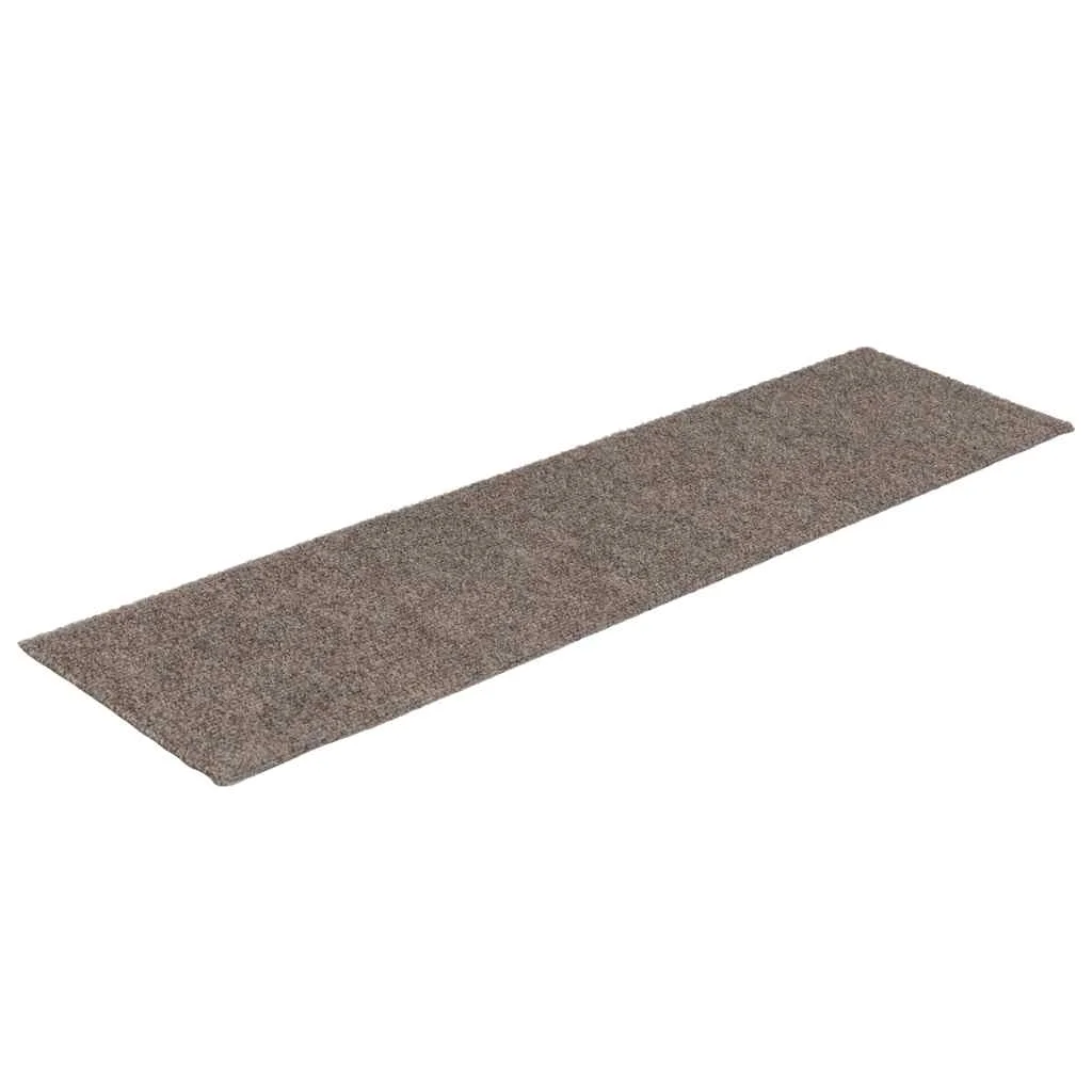 30 db krémszínű lépcsőszőnyeg öntapadós téglalap alakú 76x20 cm