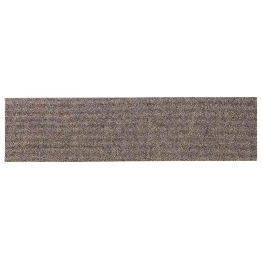 30 db krémszínű lépcsőszőnyeg öntapadós téglalap alakú 76x20 cm