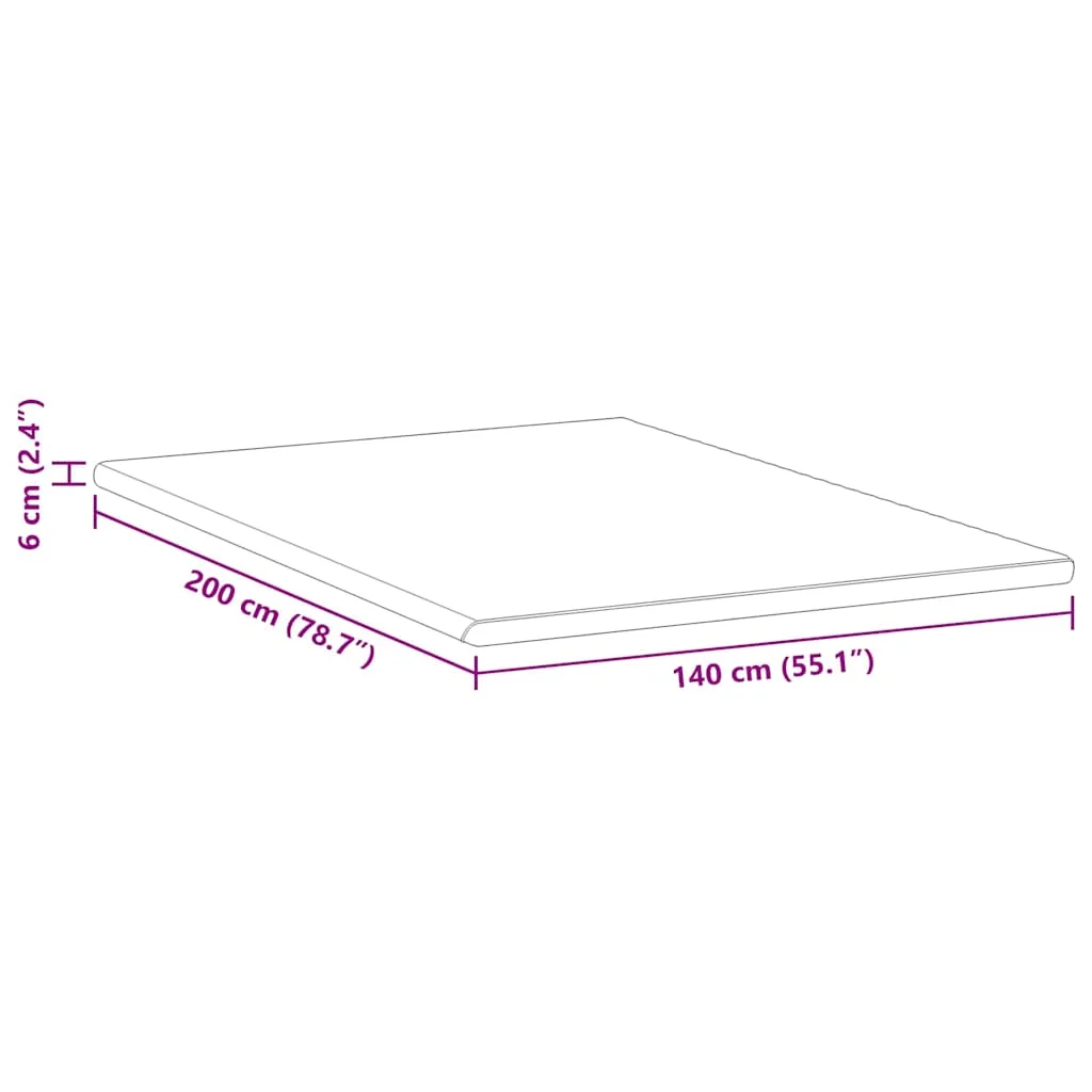 Matracpárnák Fehér és Zöld 140 x 200 cm