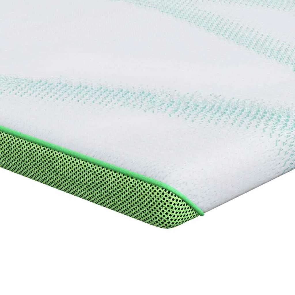 Matracpárnák Fehér és Zöld 200 x 200 cm
