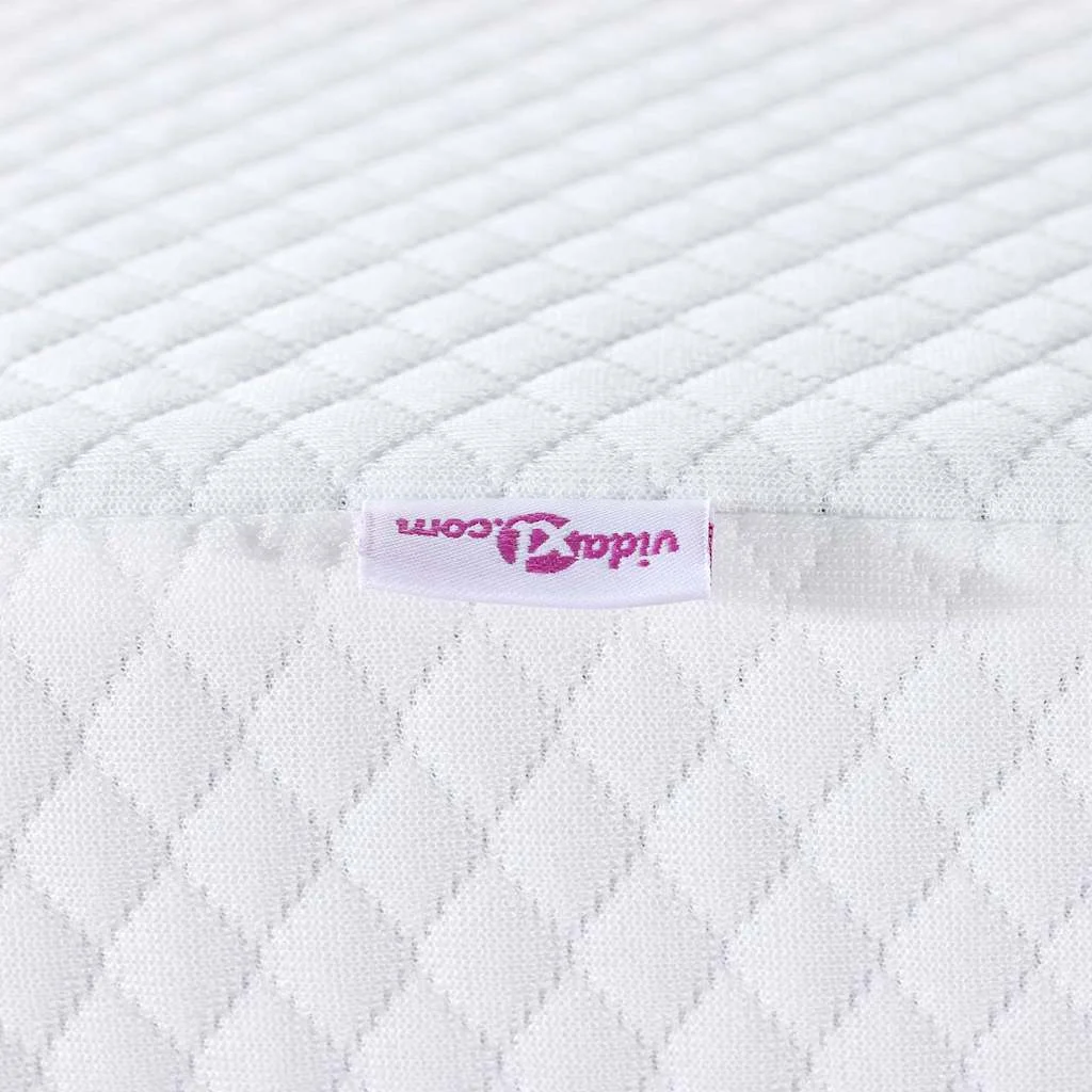 Matracpárnák Fehér 140 x 200 cm 100% poliészter jacquard szövet