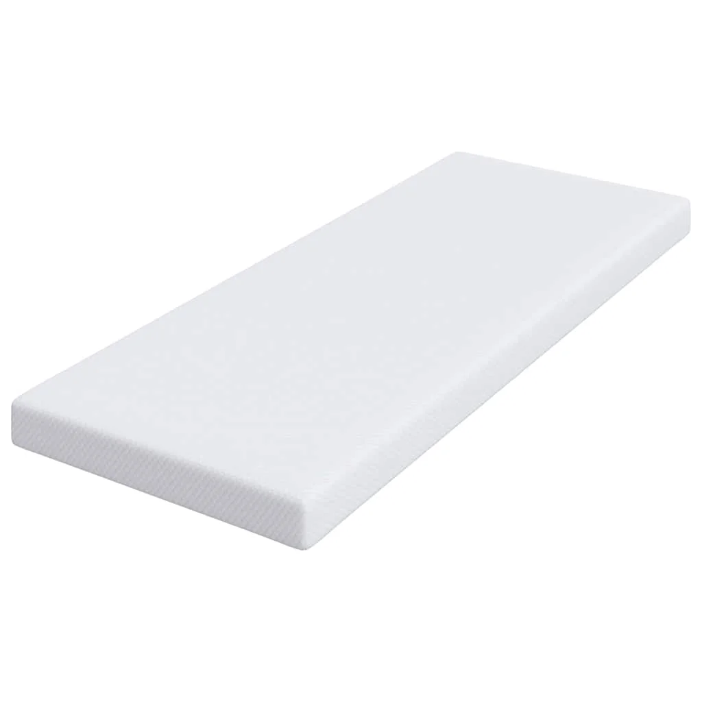 Matracpárnák Fehér 80 x 200 cm 100% poliészter jacquard szövet