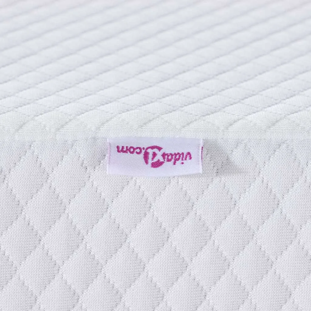 Matracpárnák Fehér 90 x 190 cm 100% poliészter jacquard szövet