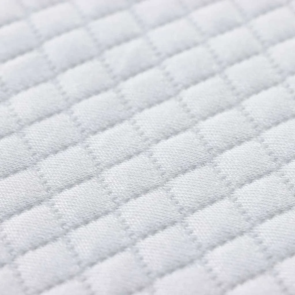 Matracpárnák Fehér 90 x 190 cm 100% poliészter jacquard szövet