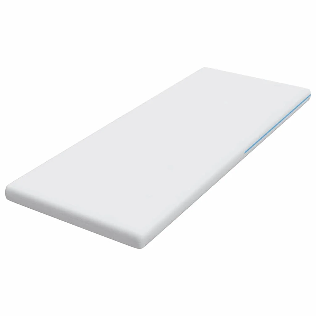 Matracpárnák Fehér 80 x 200 cm 100% poliészter jacquard szövet