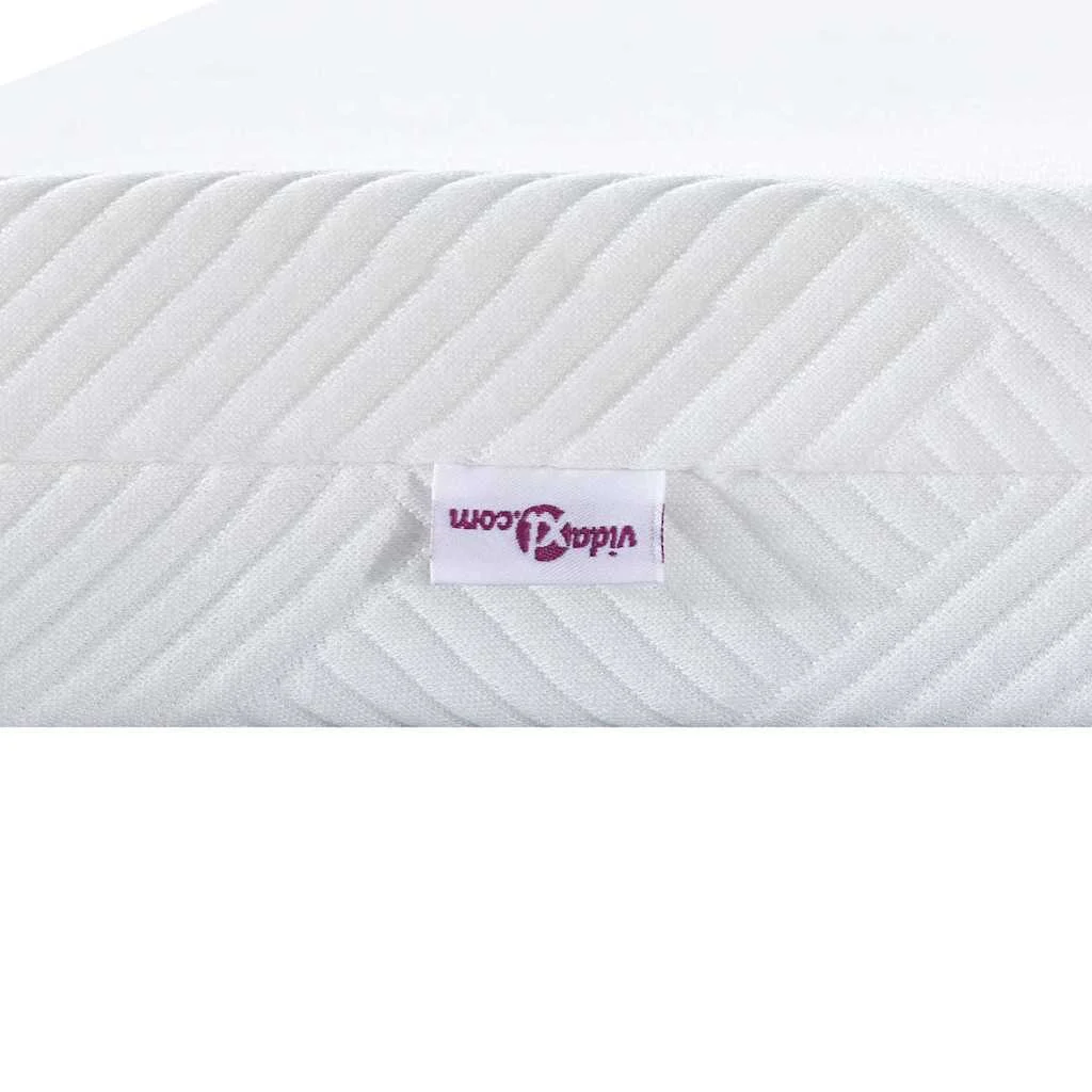 Matracpárnák Fehér 80 x 200 cm 100% poliészter jacquard szövet