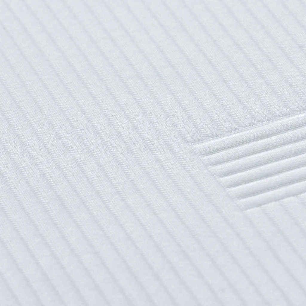 Matracpárnák Fehér 200 x 200 cm 100% poliészter jacquard szövet