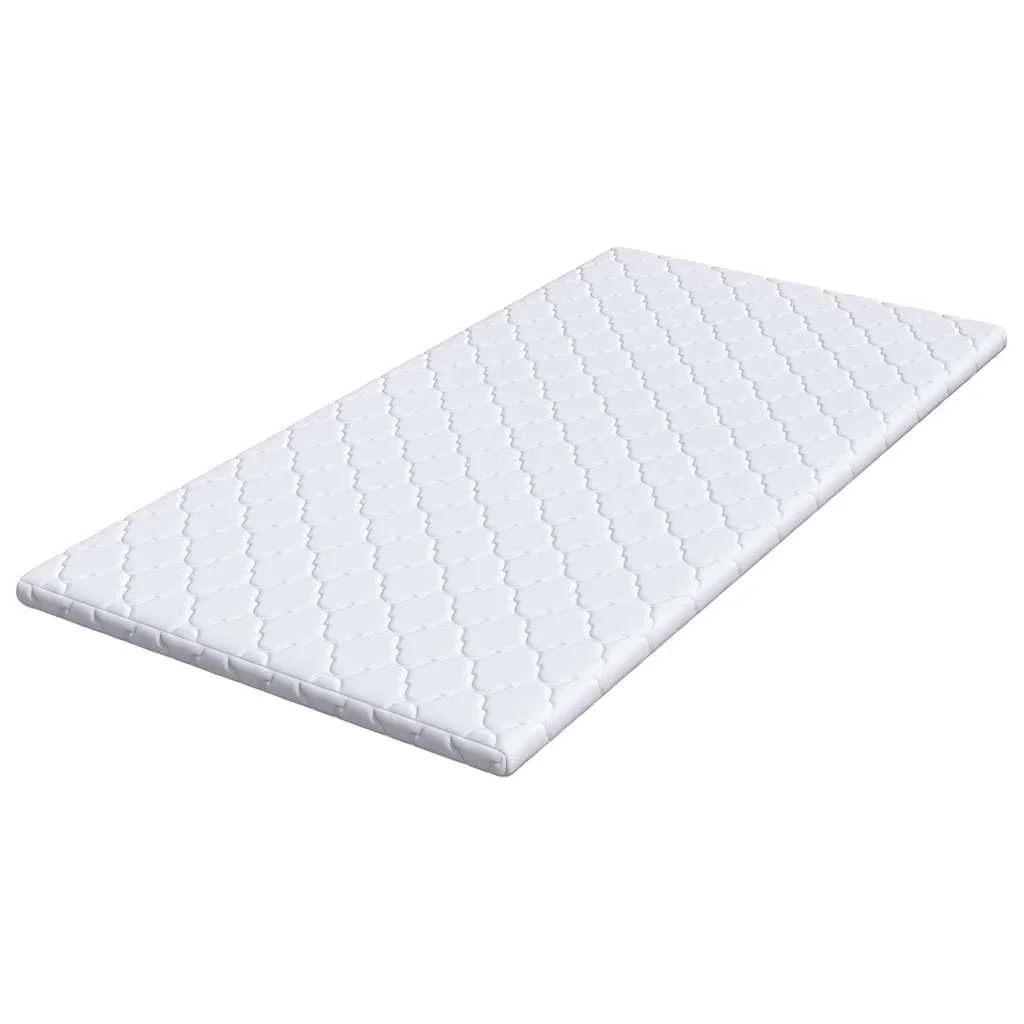 Matracpárnák Fehér 90 x 190 cm Nem ragasztós poliészter
