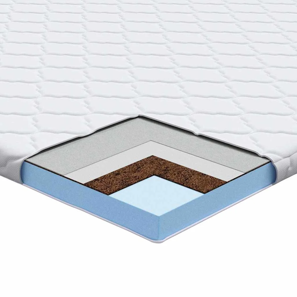 Matracpárnák Fehér 90 x 200 cm Nem ragasztós poliészter