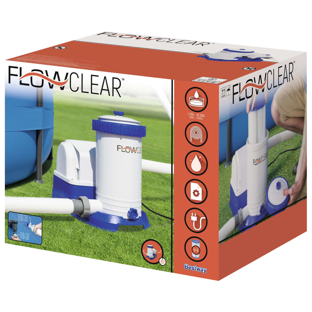 Bestway Flowclear medencesz?r?-szivattyú 9463 liter/óra