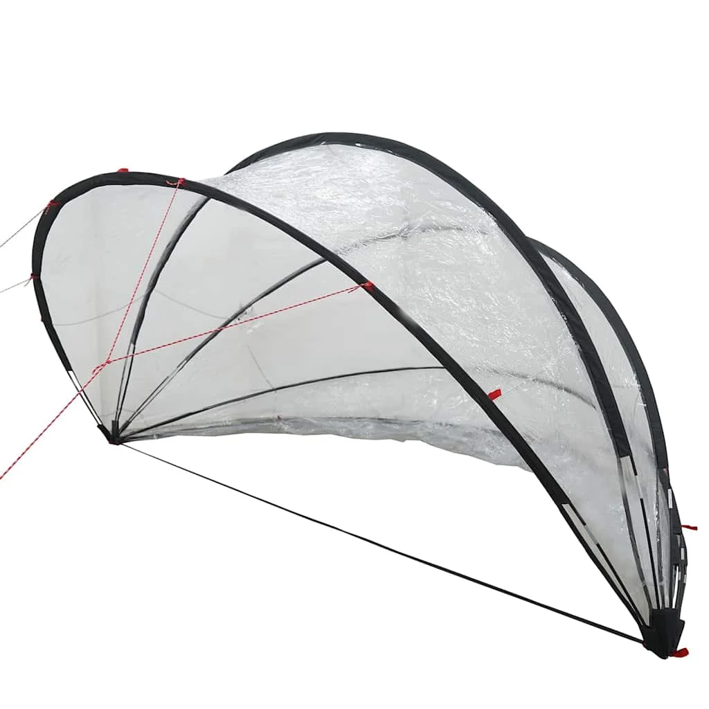 Medence kupola Átlátszó 405 x 405 x 192 cm PVC