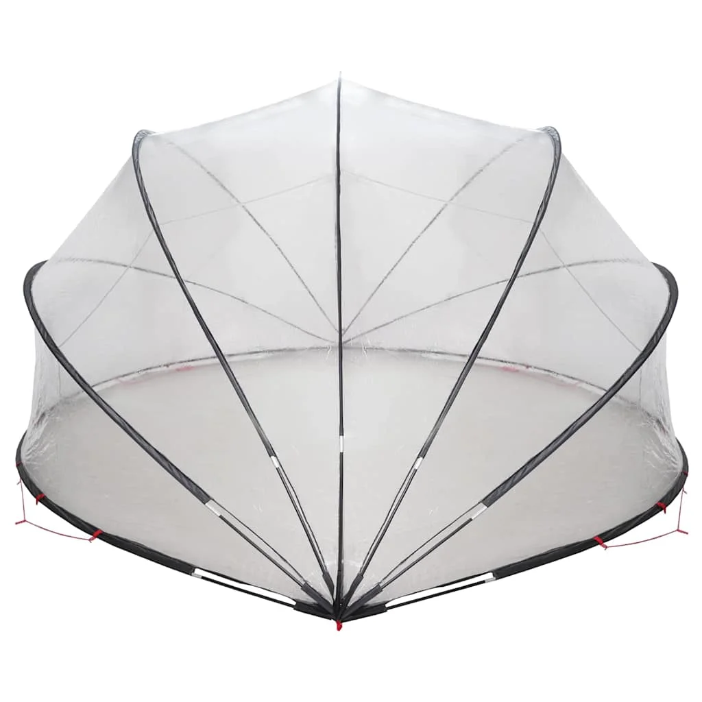 Medence kupola Átlátszó 500 x 500 x 236 cm PVC