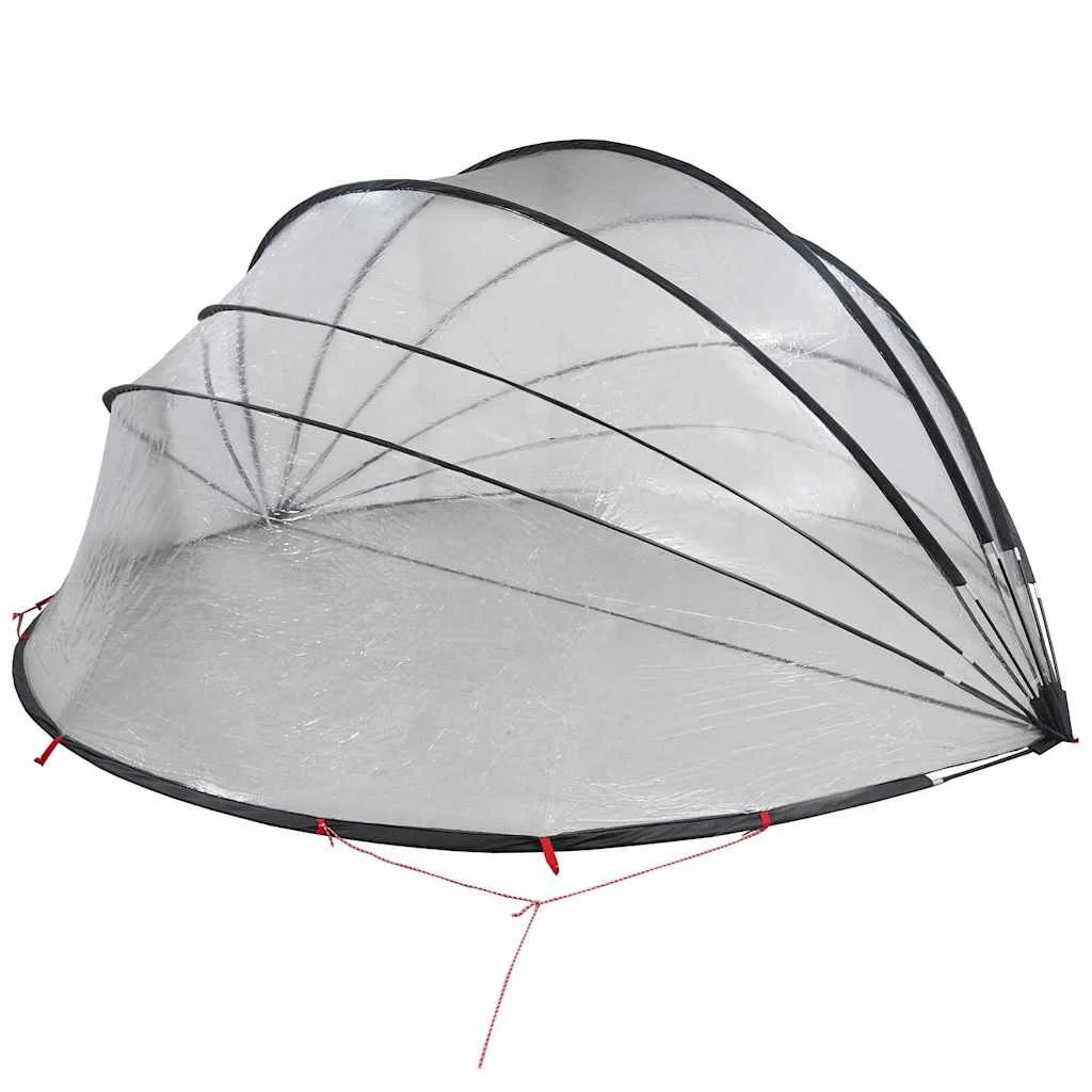 Medence kupola Átlátszó 592 x 590 x 275 cm PVC