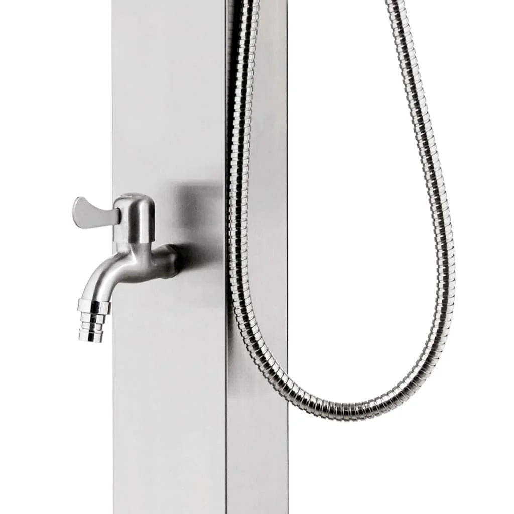 Rozsdamentes acél kerti zuhany 220 cm