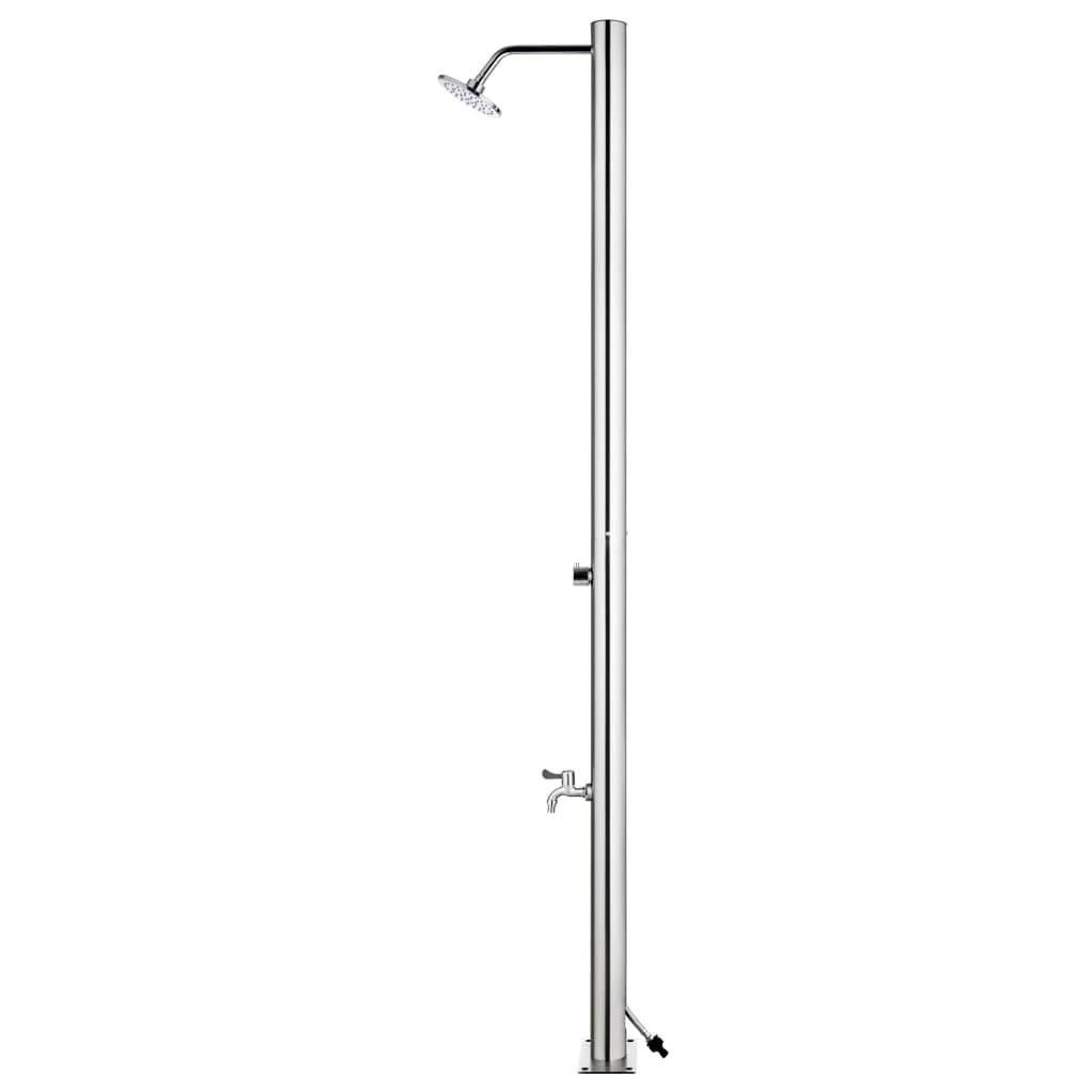 Rozsdamentes acél kerti zuhany 215 cm 