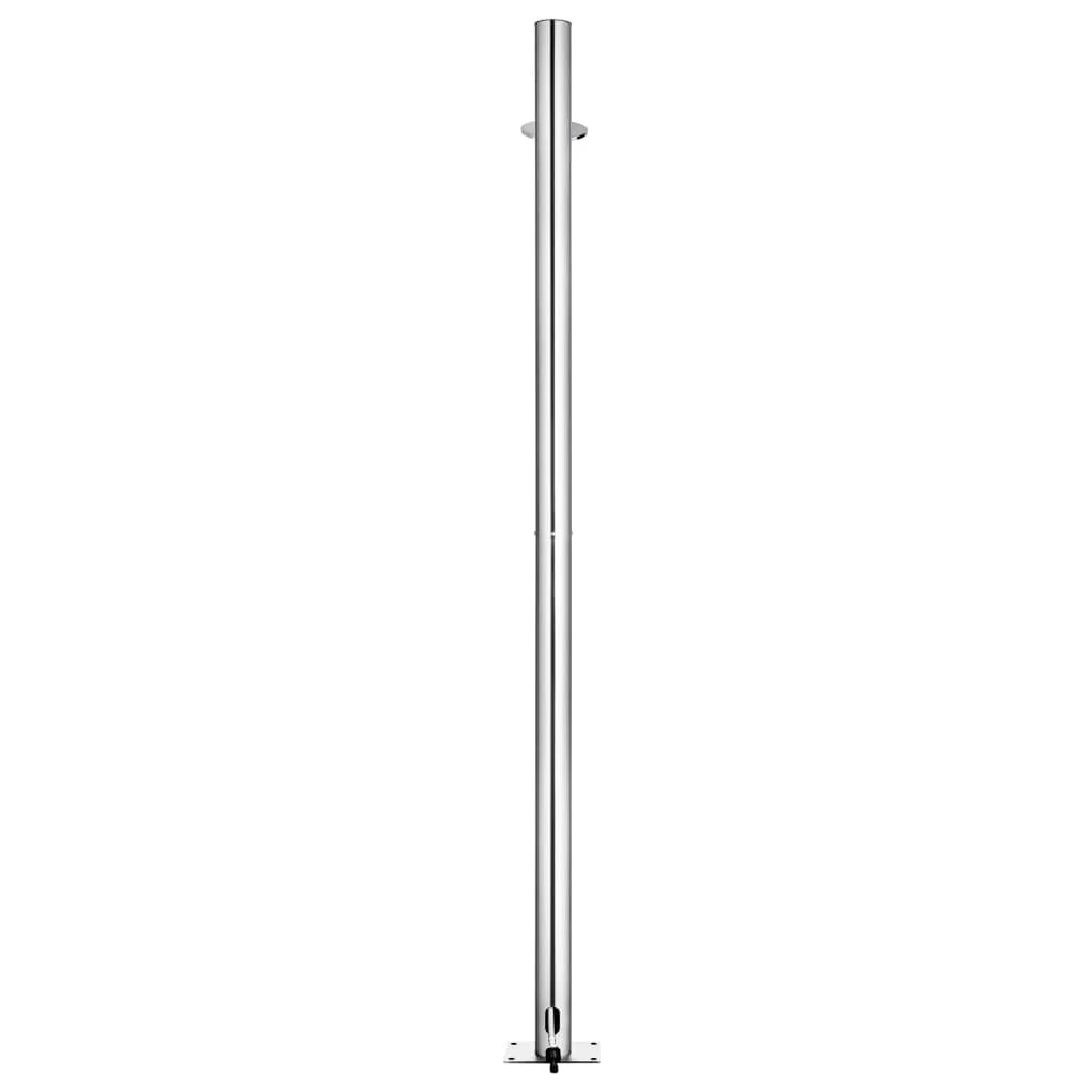Rozsdamentes acél kerti zuhany 215 cm 