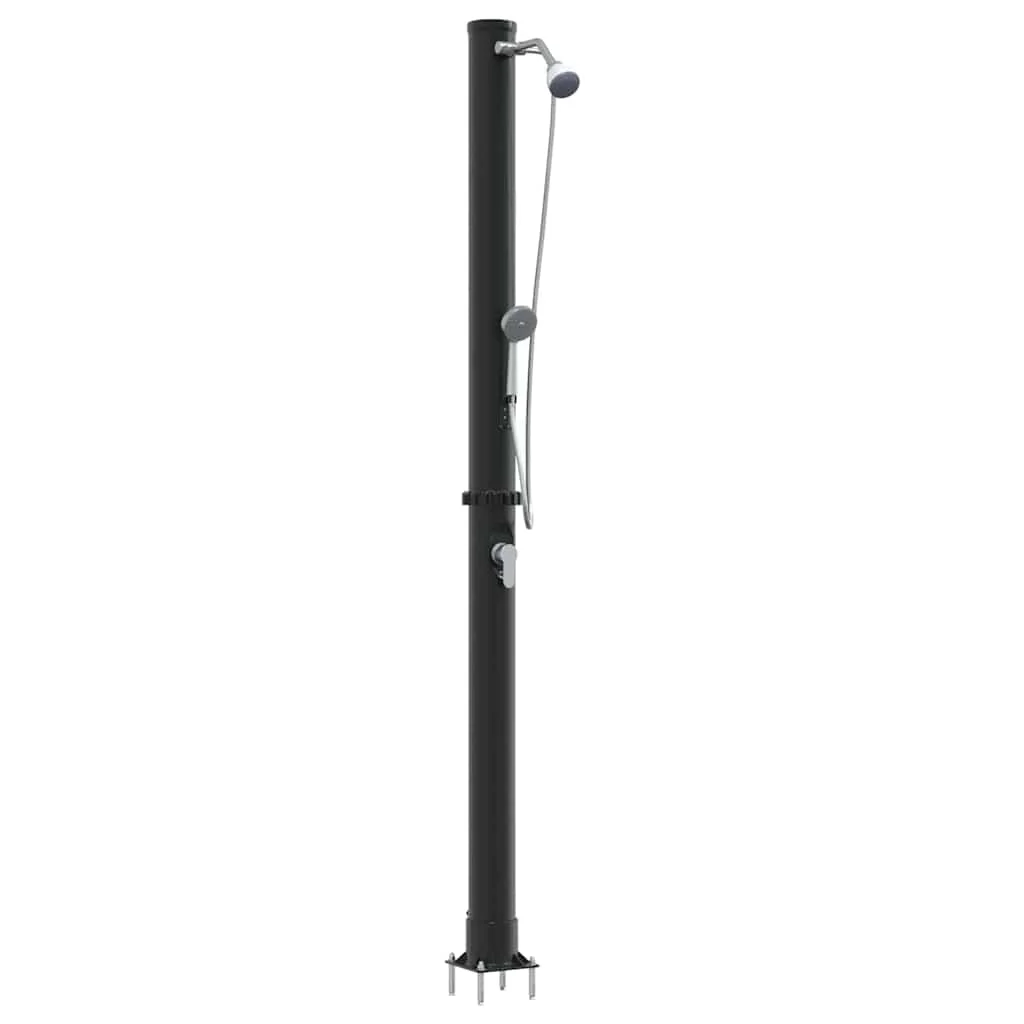 Kültéri napelemes zuhany kézi zuhanyfejjel 217 cm 20 L
