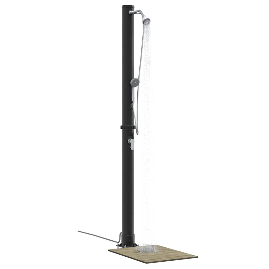 Kültéri napelemes zuhany kézi zuhanyfejjel 217 cm 20 L