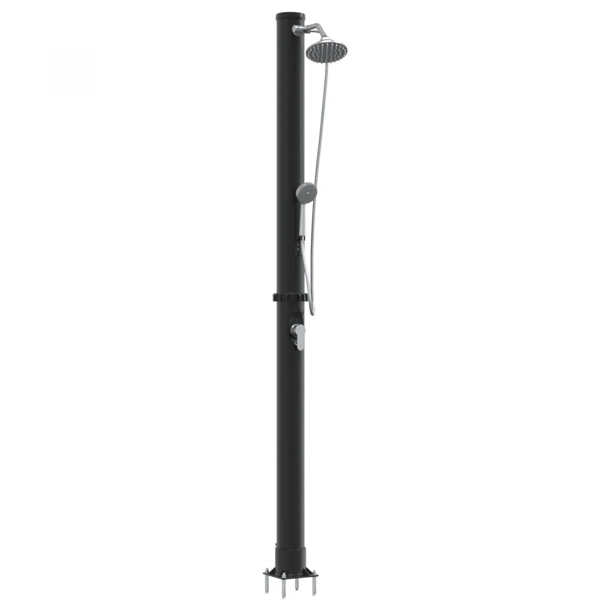 Kültéri napenergia zuhany kézi zuhanyrózsával 217 cm 20 L