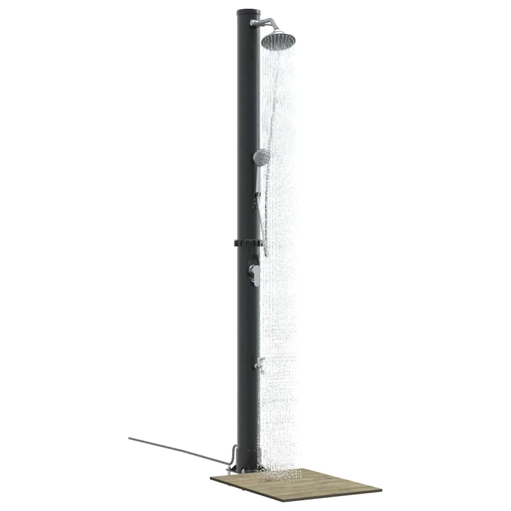 Kültéri Napelem Zuhany Kézi Zuhanyfejjel 217 cm 20 L