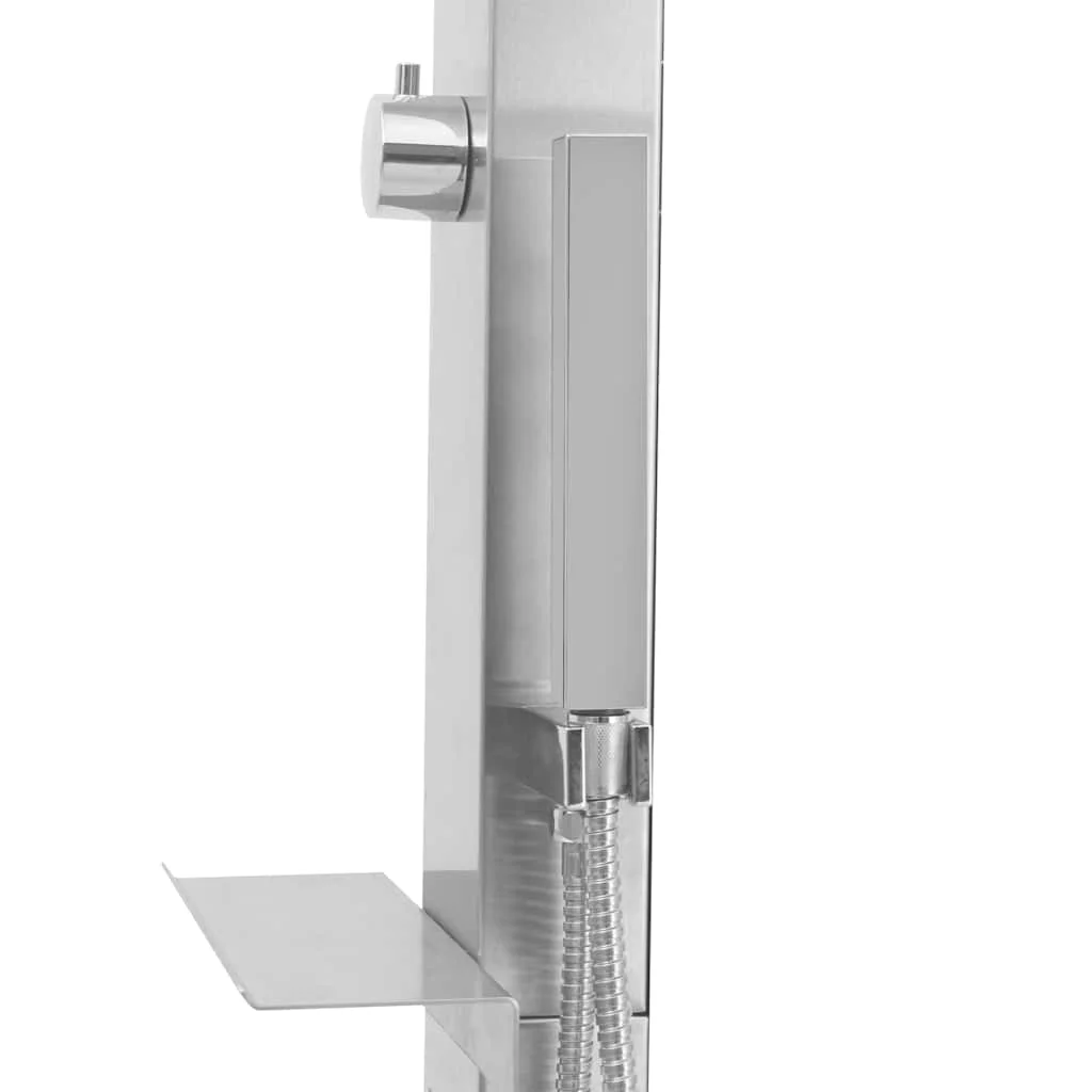 Egyenes rozsdamentes acél kültéri zuhany