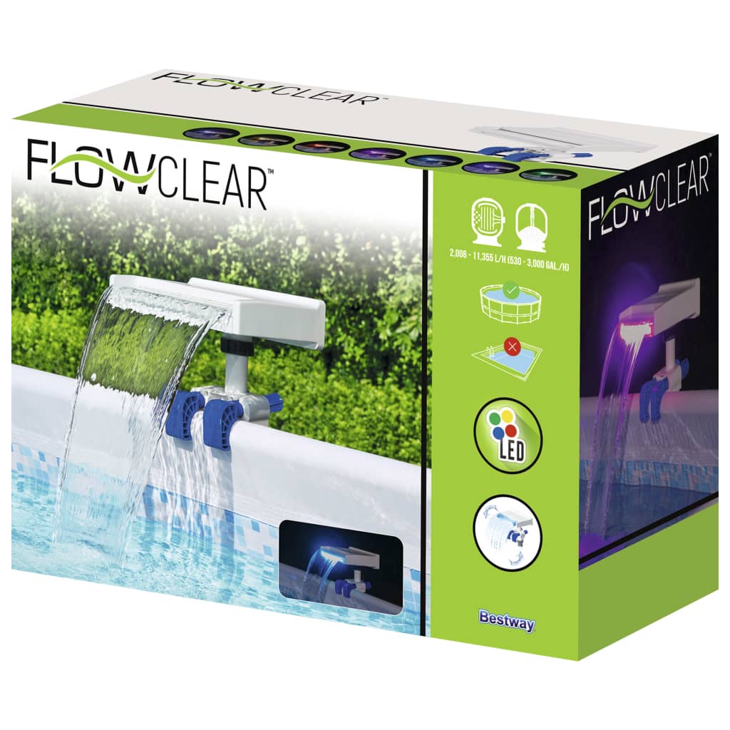 Bestway Flowclear nyugtató LED-es vízesés