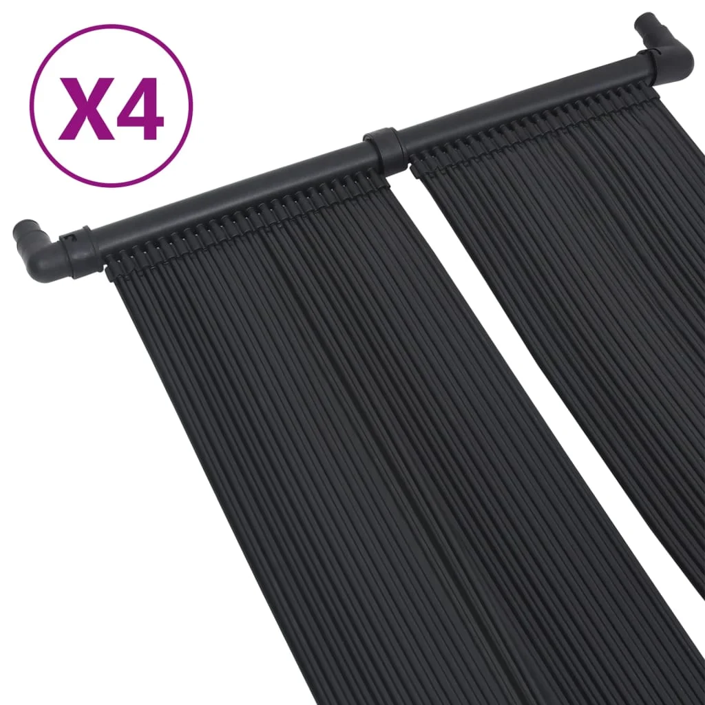 4 db napelemes medencefűtő panel 80 x 310 cm