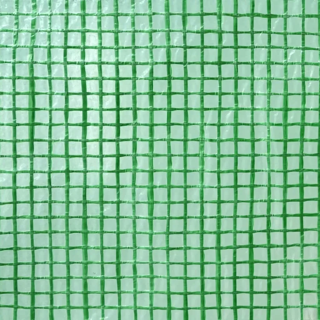 Üvegház Pop-up Vázal tetővel Zöld 280 x 410 x 315 cm Acél