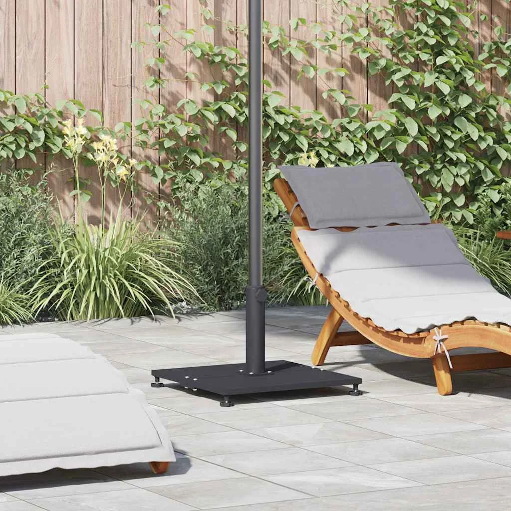 Kültéri napernyő talp Sötétszürke 45 x 45 x 31 cm Acél