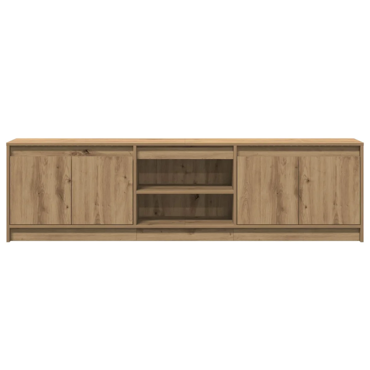 TV egységek 2 pcs Barna 180 x 34 x 50 cm Faanyag