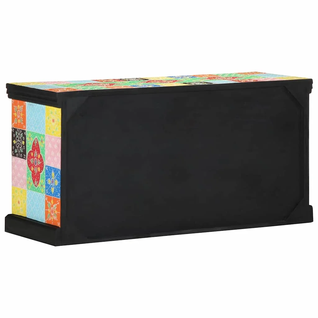 TV szekrény Sokszínű 100 x 35 x 50 cm Tömör mangófa