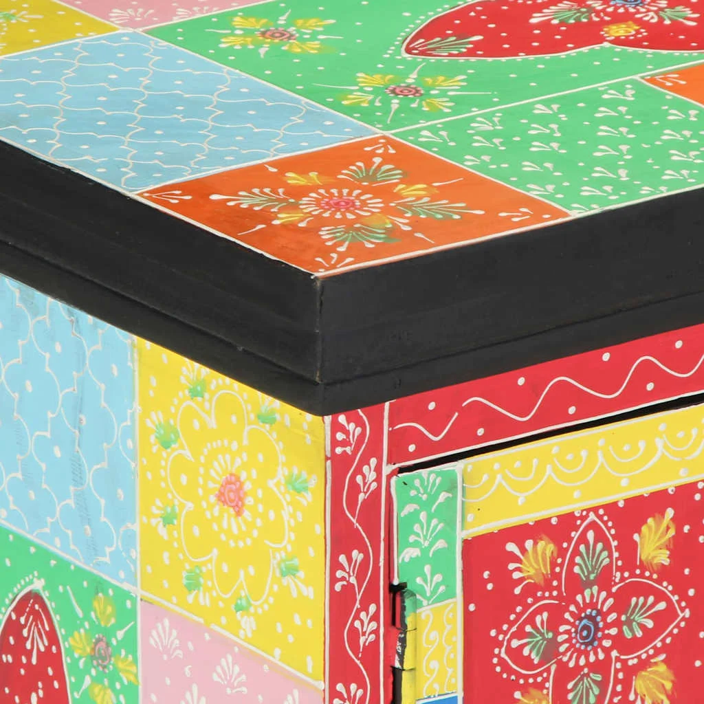 TV szekrény Sokszínű 100 x 35 x 50 cm Tömör mangófa