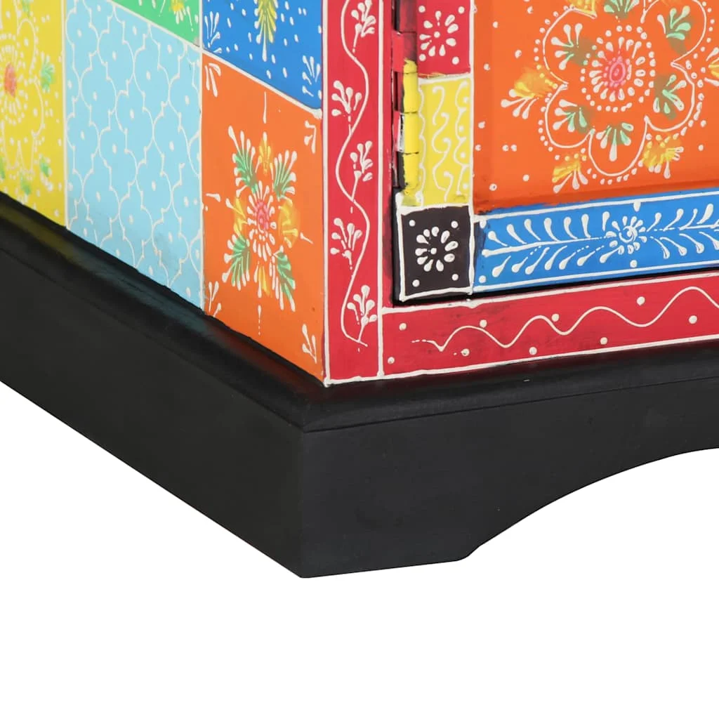 TV szekrény Sokszínű 100 x 35 x 50 cm Tömör mangófa