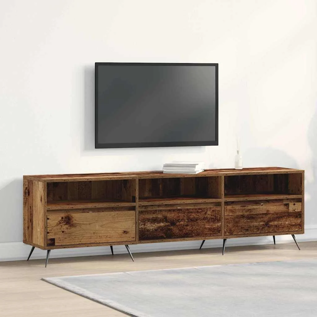 TV szekrény Régi fa 150 x 30 x 44,5 cm Faanyag