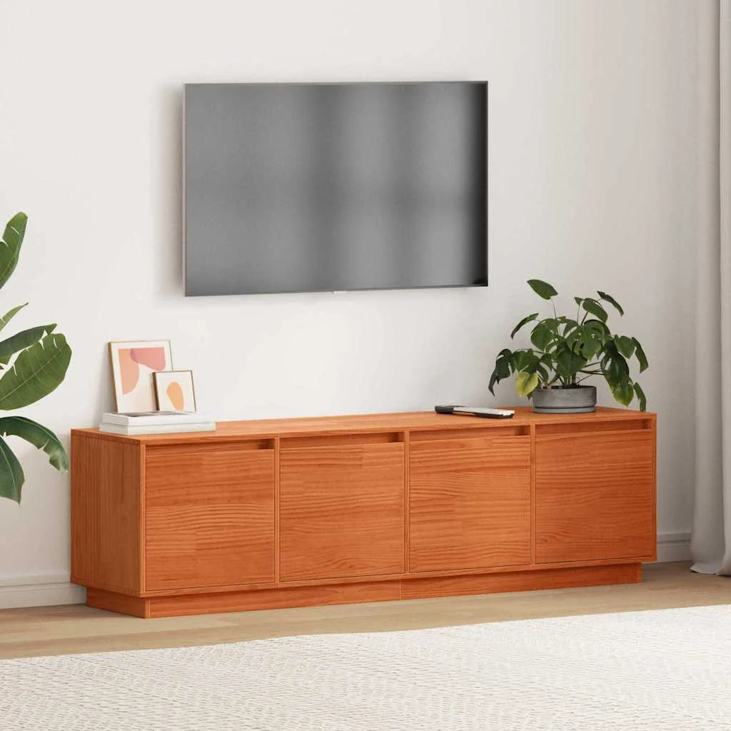TV szekrény Barna 156 x 37 x 45 cm Faanyag