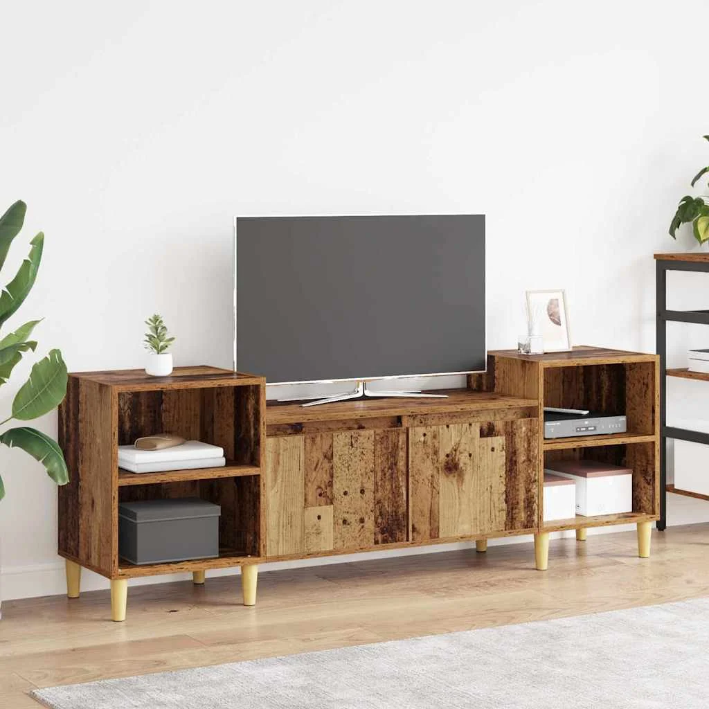 TV szekrény Öreg fa 160 x 35 x 55 cm Faanyag