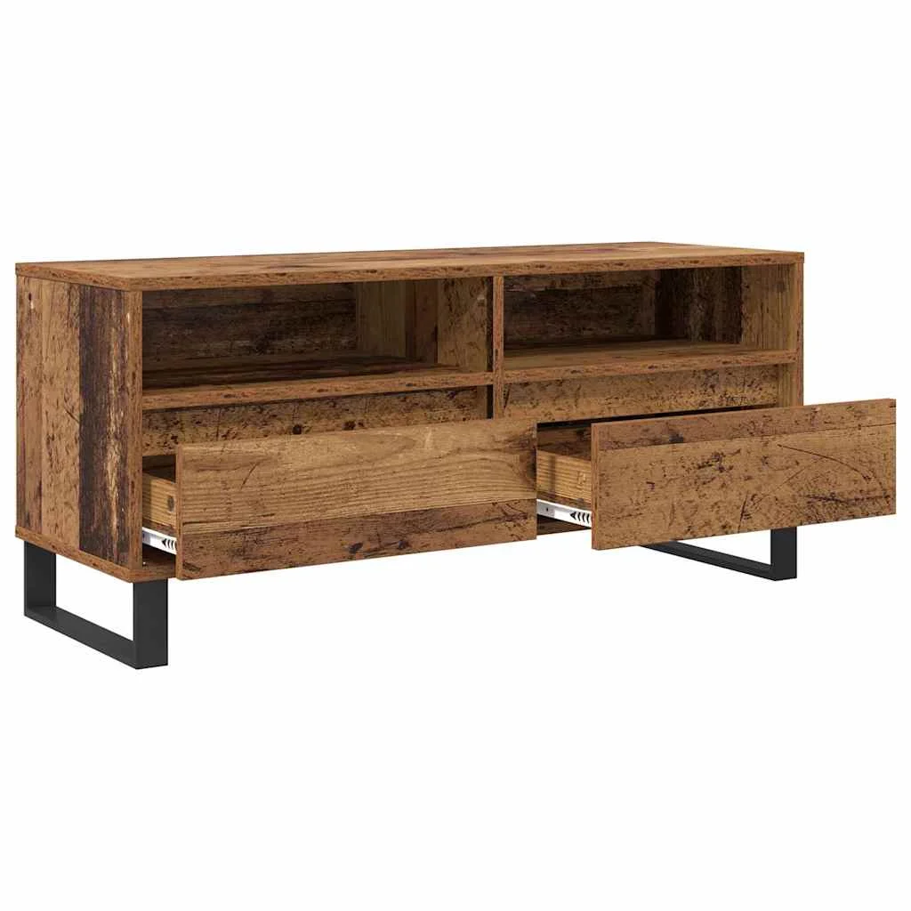 TV szekrény Öreg fa 100 x 34,5 x 44,5 cm Műszaki fa és vas
