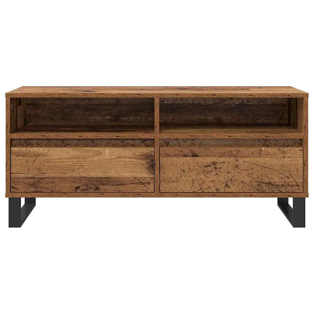 TV szekrény Öreg fa 100 x 34,5 x 44,5 cm Műszaki fa és vas