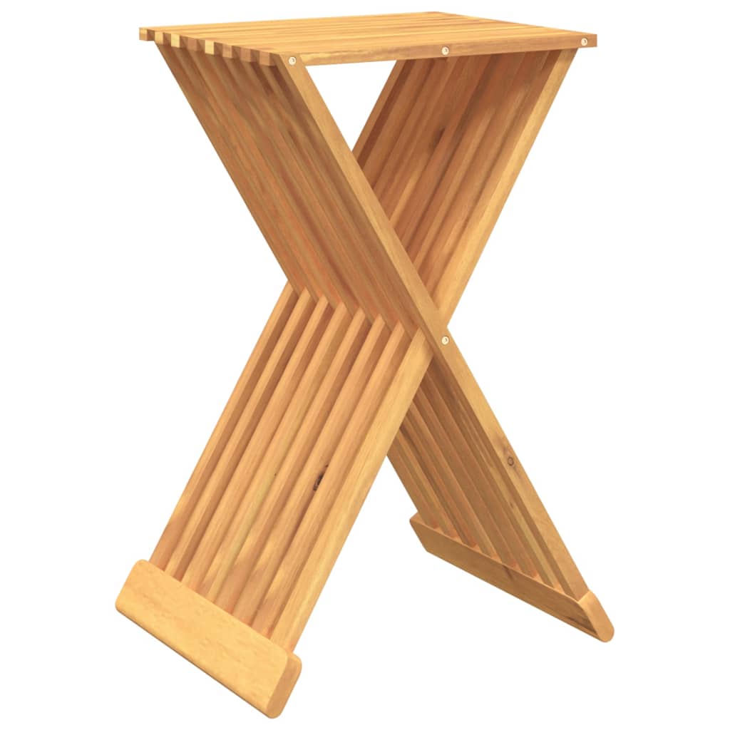 Tömör tíkfa összecsukható szék 40 x 32,5 x 70 cm